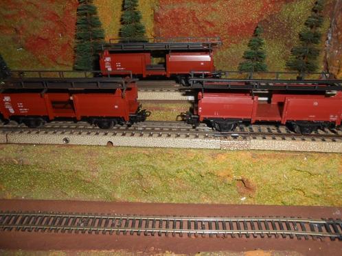 Märklin 4612 3x, auto transportwagons, Hobby en Vrije tijd, Modeltreinen | H0, Zo goed als nieuw, Treinset, Wisselstroom, Märklin