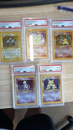 PSA slabs Baseset Pokemon Holo Dutch, Ophalen of Verzenden, Nieuw, Losse kaart, Foil