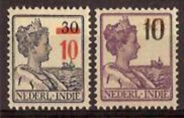 Ned-Indie NVPH nr 228/9 postfris Hulpuitgifte 1937, Postzegels en Munten, Postzegels | Nederlands-Indië en Nieuw-Guinea, Postfris