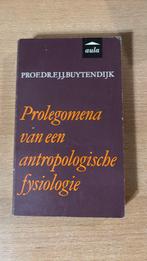 Prolegomena van een antropologische fysiologie, Ophalen of Verzenden, Zo goed als nieuw, Nederland