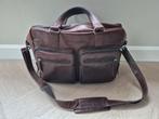 The Chesterfield Brand Misha Laptoptas bruin - leder, Ophalen of Verzenden, 17 inch of meer, Zo goed als nieuw, Schoudertas