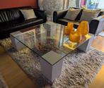 Glazen tafel, Ophalen, Zo goed als nieuw, Rechthoekig, Minder dan 50 cm