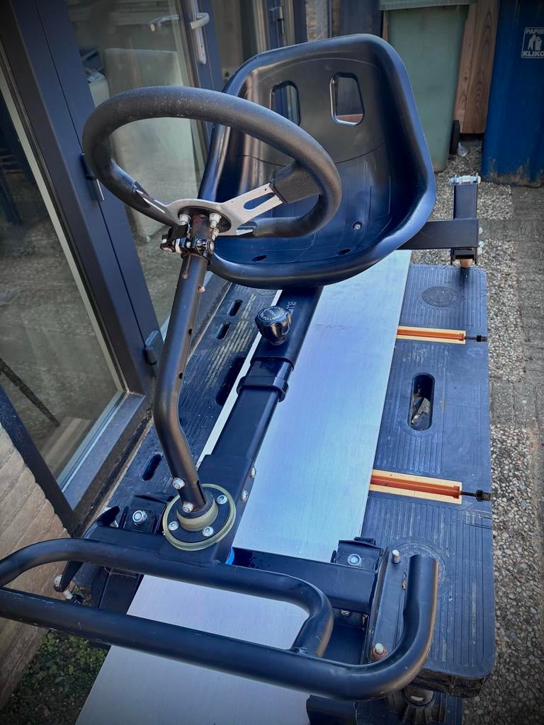 Hoverboard Kart Zitje met Stuur en Dubbele Achtervering, Ophalen of Verzenden, Gebruikt, Overige typen