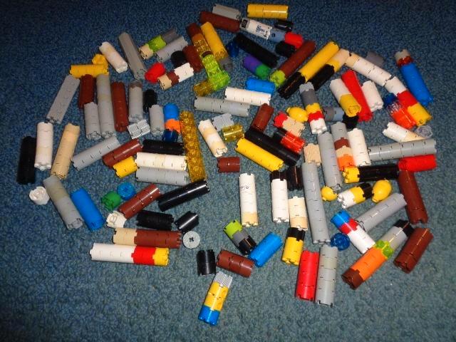 Partij Y190=Lego ronde stenen, Kinderen en Baby's, Speelgoed | Duplo en Lego, Gebruikt, Lego, Losse stenen, Ophalen of Verzenden