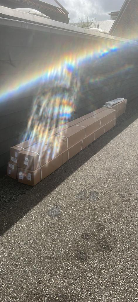 4x NIEUWE Rolluiken Alutech + Somfy IO | Antraciet, Doe-het-zelf en Verbouw, Rolluiken, Nieuw, Ophalen of Verzenden, 200 cm of meer