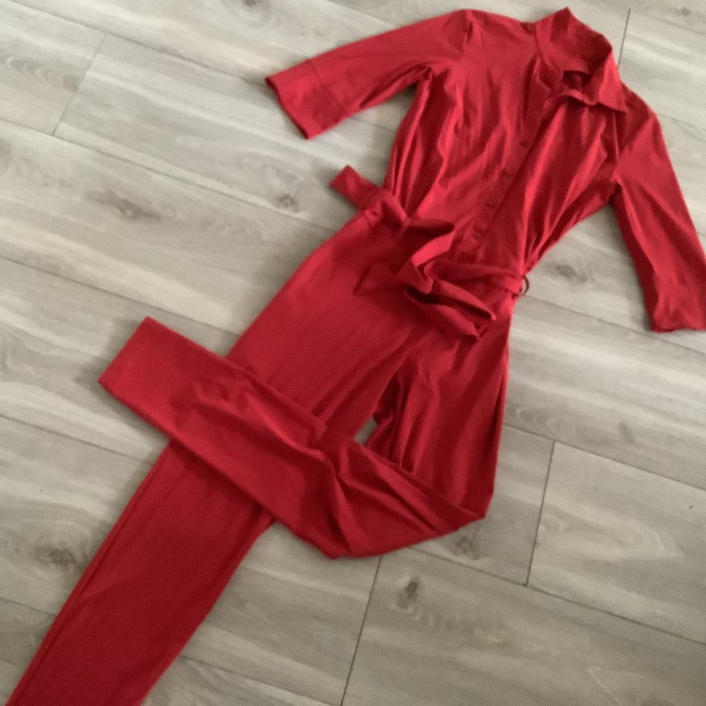 Studio Anneloes travelstof jumpsuit Angelique xl, Ophalen of Verzenden, Zo goed als nieuw, Maat 46/48 (XL) of groter, Rood