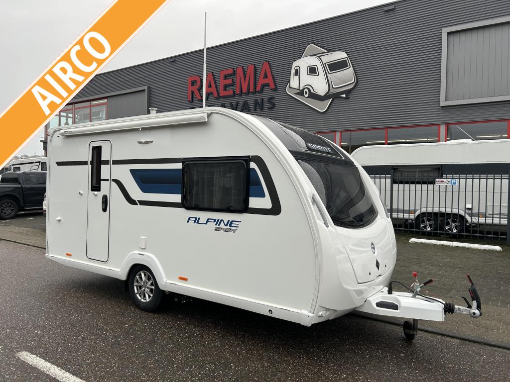 Sprite Alpine Sport 420 CT Airco Mover Unico Fietsdrager, Tot en met 2, 4 tot 5 meter, Overige, 1000 - 1250 kg