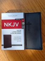 Holy Bible, NKJV large print, Ophalen of Verzenden, Zo goed als nieuw, Christendom | Protestants, Diverse auteurs
