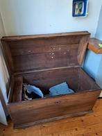 Eikenhouten Dekenkist., Huis en Inrichting, Woonaccessoires | Kisten, Ophalen, Gebruikt, 50 tot 100 cm, 50 tot 75 cm