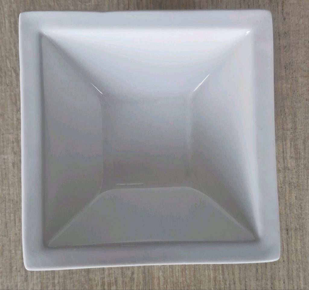 Sam & Squito True Life 6 witte kleine vierkante schaaltjes, Ophalen