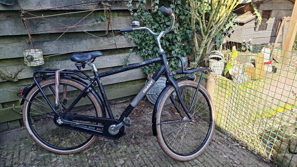 Giant Herenfiets zo goed als nieuw, Fietsen en Brommers, Ophalen, Terugtraprem, Versnellingen, Giant