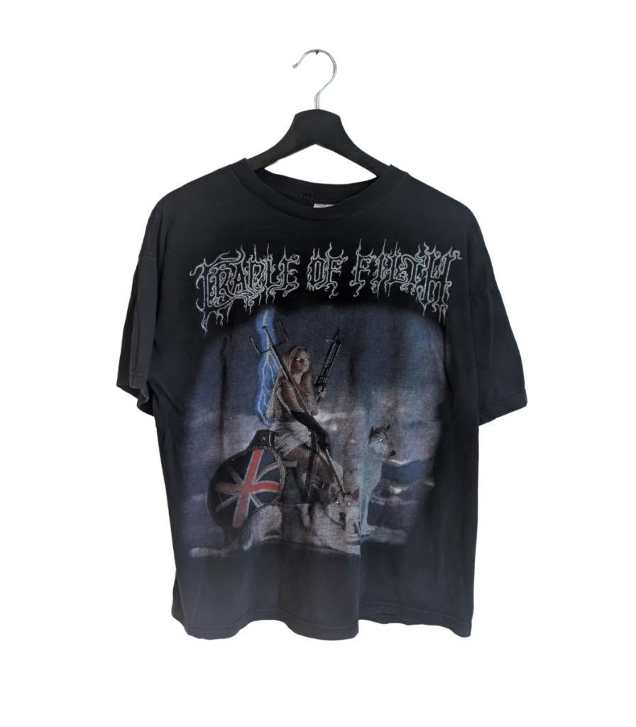 cradle of filth “spearheading in millennial war” t-shirt, Maat 52/54 (L), Blue Grape, Blue Grape, Zwart