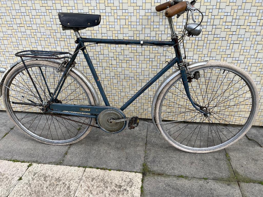 Locomotief Tour de France touring jaren '50, 55 tot 59 cm, Ophalen, Locomotief, Jaren '50