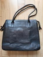 Zwarte leren tas, Ophalen of Verzenden, Zwart, Handtas