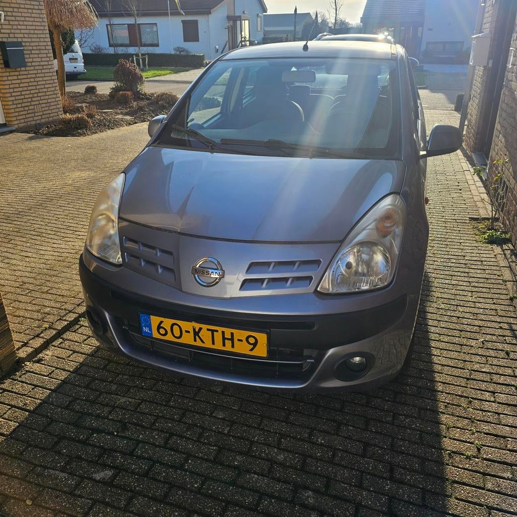 Nissan Pixo 1.0 50KW 5D 2010 Grijs, Voorwielaandrijving, Stof, 200 kg, 4 stoelen