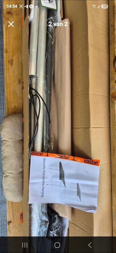 Nieuwe Klemluifel - Breedte Aanpasbaar, Ophalen of Verzenden, Nieuw, 250 cm tot 450 cm, Overige typen