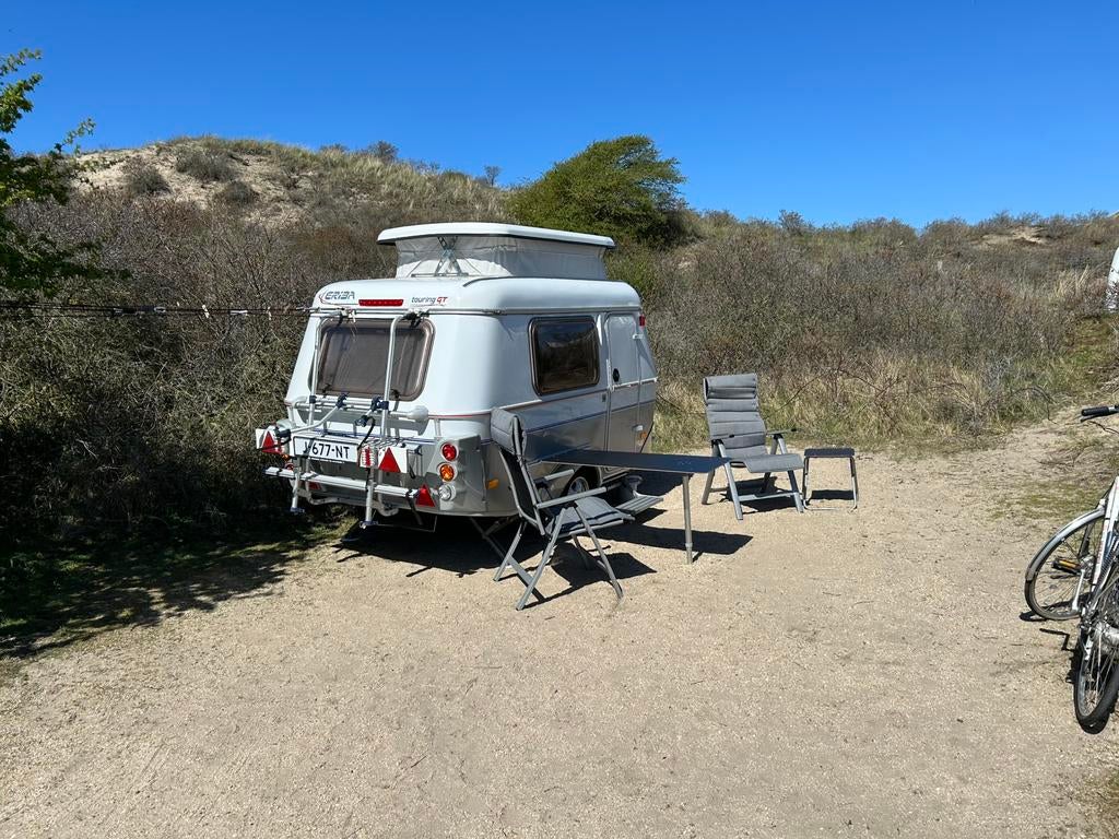 Eriba Puck 120 GT. Collectors item met unieke extras., Caravans en Kamperen, Rondzit, Tot en met 2, Hefdak, Particulier
