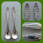 2 x Verzilverd lepeltje            (Verzendkosten nl € 2,80), Antiek en Kunst, Antiek | Bestek, Verzenden