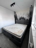 Grijs boxpring met opbergruimte 180x200, Ophalen