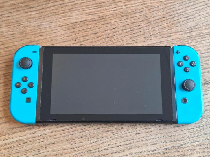 Nintendo Switch Console, Spelcomputers en Games, Spelcomputers | Nintendo Switch, Zo goed als nieuw, Switch 2019 Upgrade, Met 2 controllers