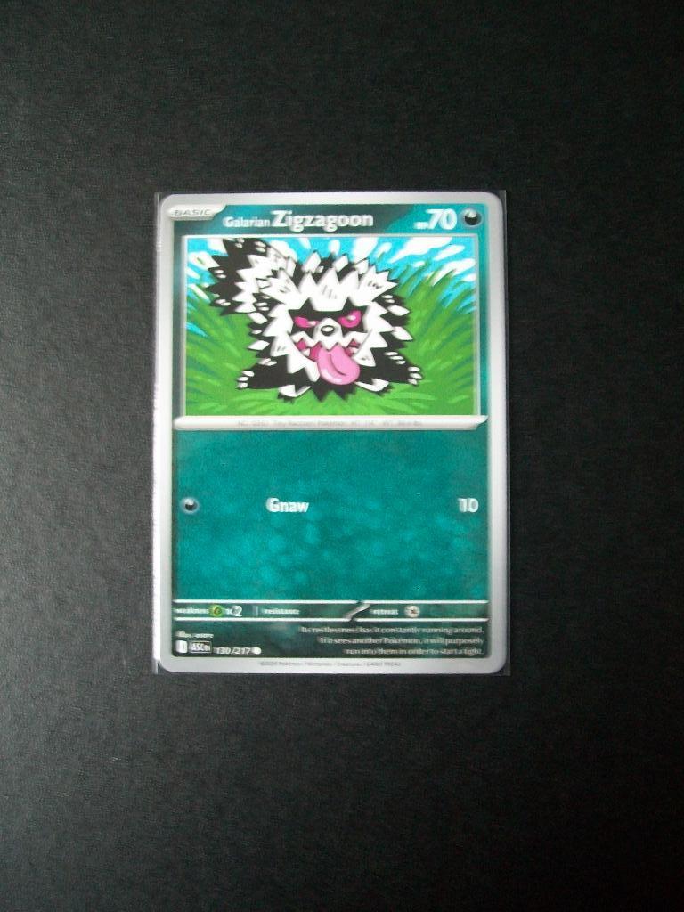 8327. Nieuwe Pokemon Kaart Galarian ZIGZAZOOM HP70 (130/217), Verzenden, Nieuw, Losse kaart