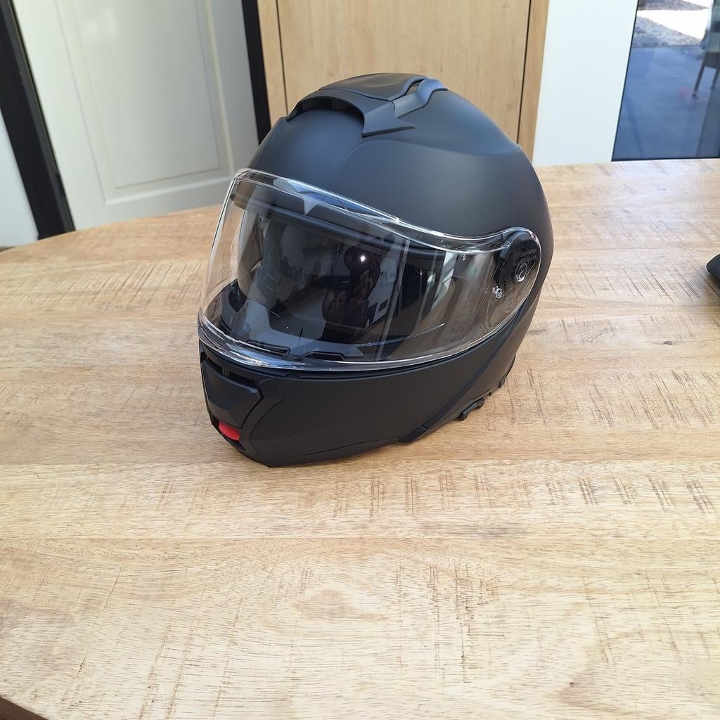 Zwarte SPEQ motorhelm maat M (57-58), Overige merken, M, Systeemhelm, Ophalen of Verzenden