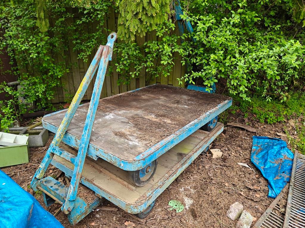 Transport kar, 100 liter of meer, Ophalen of Verzenden, Transportkar