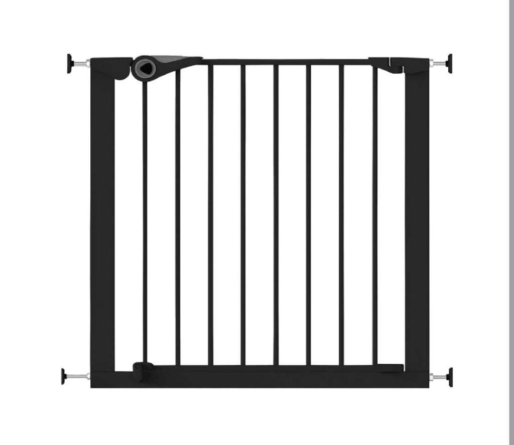 Noma klemhek zwart en wit, Kinderen en Baby's, Traphekjes, Zo goed als nieuw, Klemhekje, Metaal of IJzer, minder dan 100 cm, Ophalen