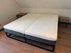 Nieuw Emma bed 180x200 met 2 Hybrid matrassen 90x200, Ophalen, Overige materialen, Zwart, Tweepersoons