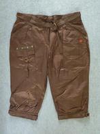 Nieuwe bruine capri broek met veel zakken, maat 48, Ophalen, Bruin, Maat 46/48 (XL) of groter, Nieuw