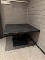 Salontafel zwart, Ophalen, Gebruikt, 50 tot 100 cm, Vierkant