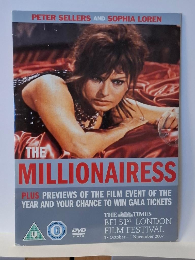 DVD The Millionairess (1960) met Peter Sellers, Sophia Loren, Alle leeftijden, Ophalen of Verzenden, Zo goed als nieuw, Romantische komedie