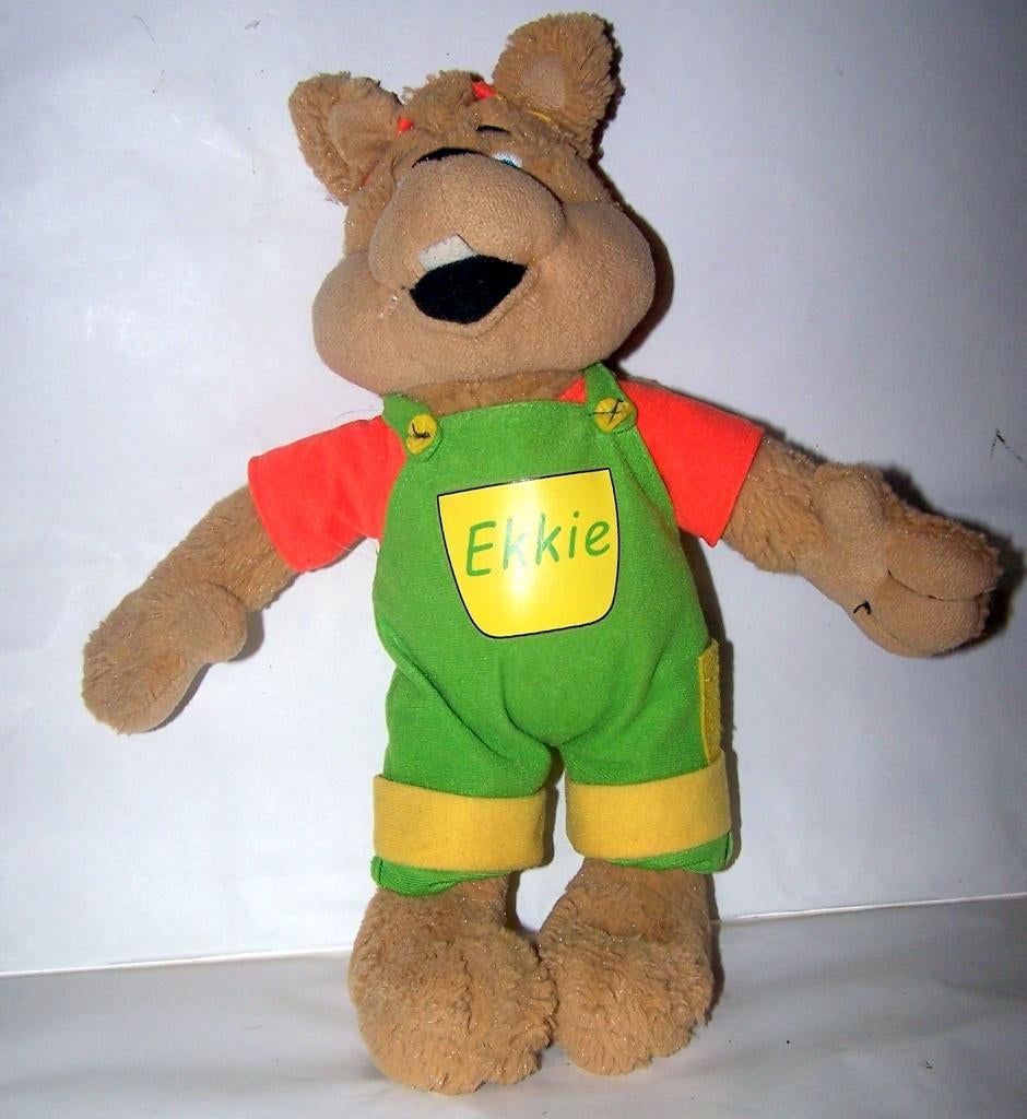 Vintage Ekkie knuffel van voormalige Hoogenboom parken. Izgs, Ophalen of Verzenden, Zo goed als nieuw