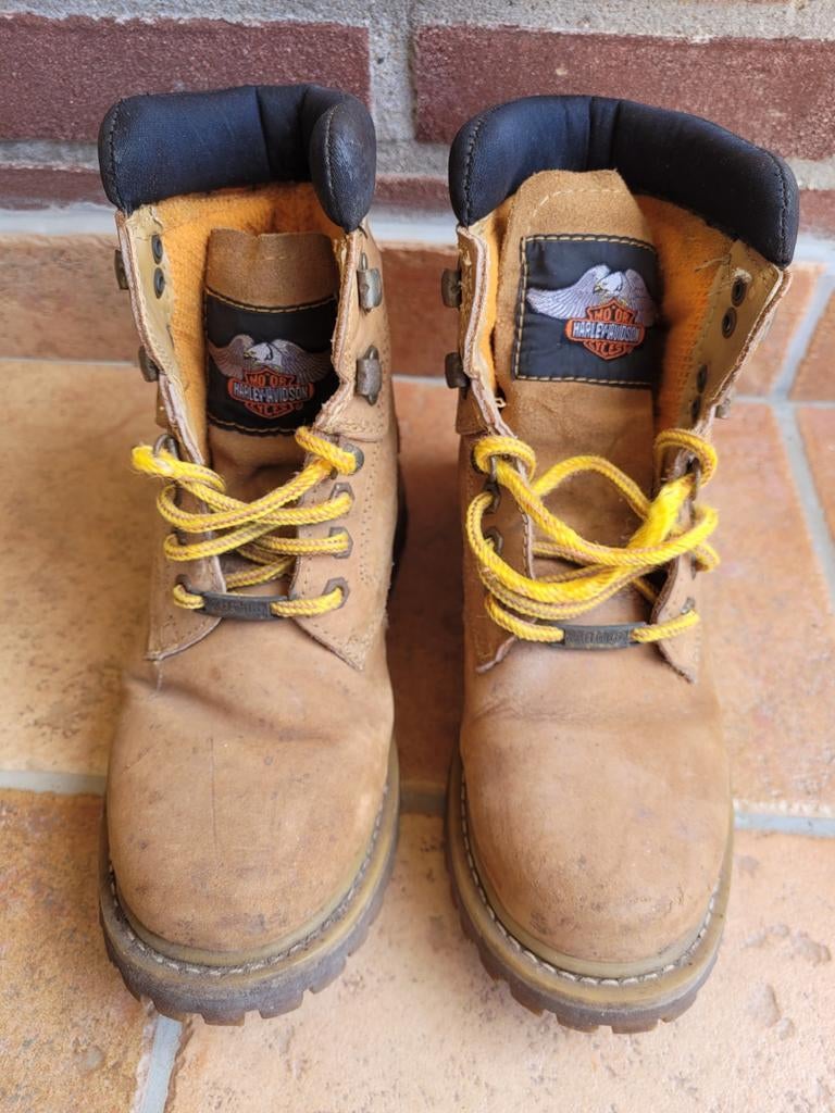 Harley-Davidson lage dames laarzen maat 36 half, Ophalen of Verzenden, Bruin