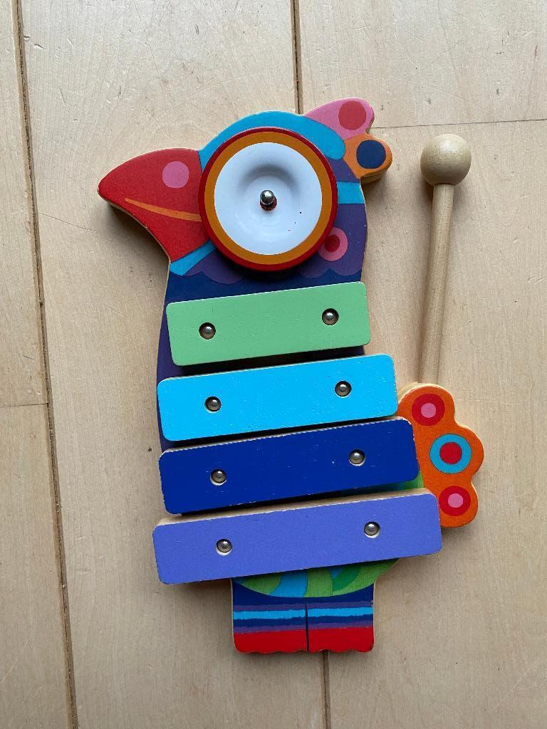 Djeco houten xylofoon muziekinstrument, Ophalen of Verzenden, Gebruikt
