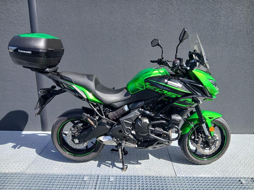 Kawasaki Versys 650 Grand Tourer  met drie koffers, Motoren, Motoren | Kawasaki, 2 cilinders, Occasion, Motorrijbewijs A, Bedrijf