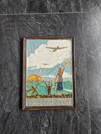 Porceleyne Fles Delft Cloisonne Tegel Voedsel Vrede Vrijheid, Antiek en Kunst, Antiek | Wandborden en Tegels, Ophalen of Verzenden