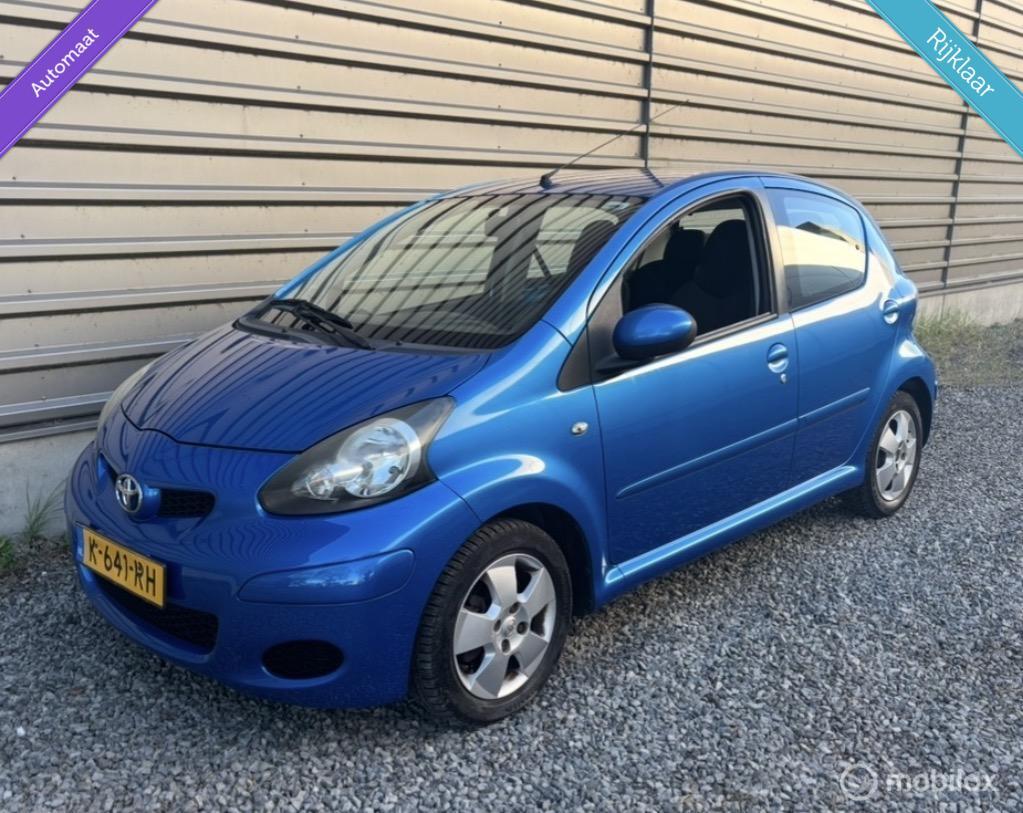 Toyota Aygo 1.0 Dynamic Blue AUTOMAAT|Airco|Elek Pakket|, Gebruikt, 68 pk, Bedrijf, Euro 4