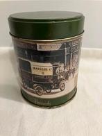 Harrods - vintage blikje - ronde vorm - groen, Verzamelen, Verzenden, Gebruikt, Overige, Overige merken