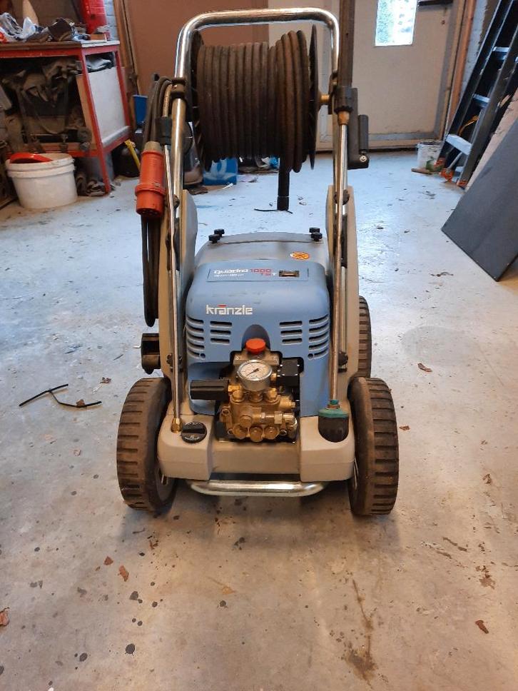 Kranzle 1000TST, Tuin en Terras, Hogedrukreinigers, Zo goed als nieuw, Elektrisch, Met regelbare waterdruk, Met autostop en -start