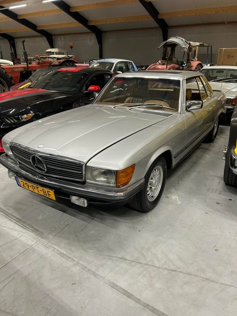 Mercedes-Benz SL 3.5 350 SLC 8 Cilinder 1979 Grijs, Auto's, Mercedes-Benz, Bedrijf, Handgeschakeld, 3499 cc, 1630 kg