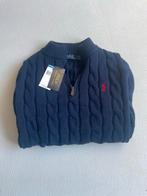 Polo Ralph Lauren trui met rits, maat M, Ophalen of Verzenden, Nieuw, Maat 48/50 (M), Blauw