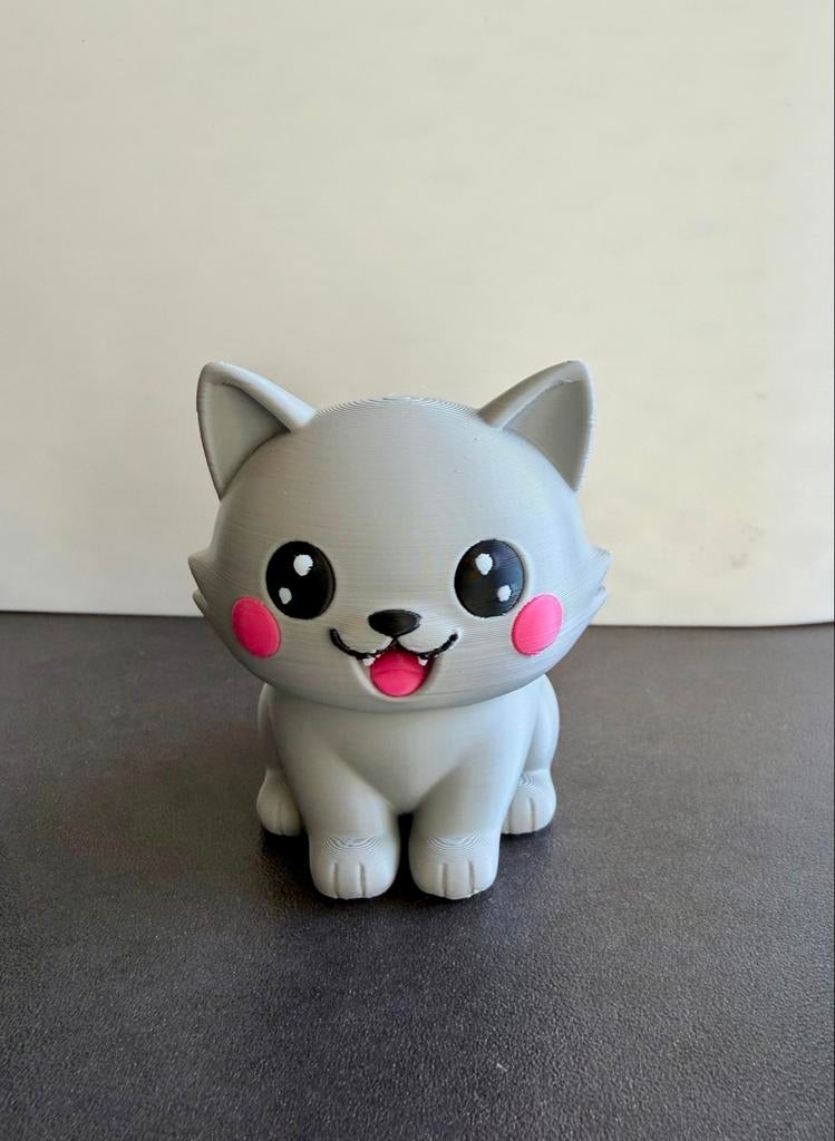 Schattig 3D Geprint Katje - Leuk als Cadeau!, Verzenden, Nieuw