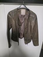 YAYA leren jasje maat M - Zo goed als nieuw, Maat 38/40 (M), Bruin, Ophalen of Verzenden, Zo goed als nieuw