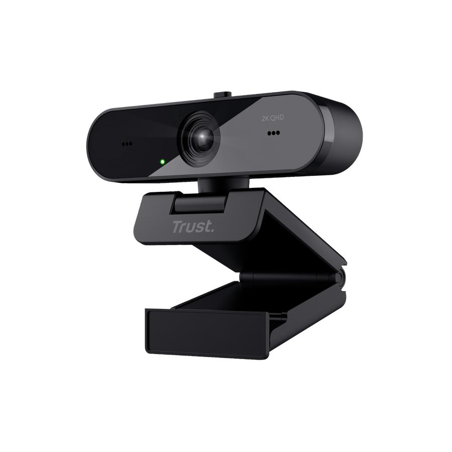 Trust TW-250 2K Webcam, Ophalen of Verzenden, Zo goed als nieuw, Bedraad, Trust