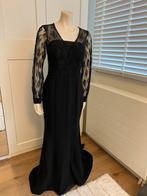 Prachtige zwarte kanten jurk. Maat 36/38, Ophalen of Verzenden, Zo goed als nieuw, Maat 36 (S), Zwart