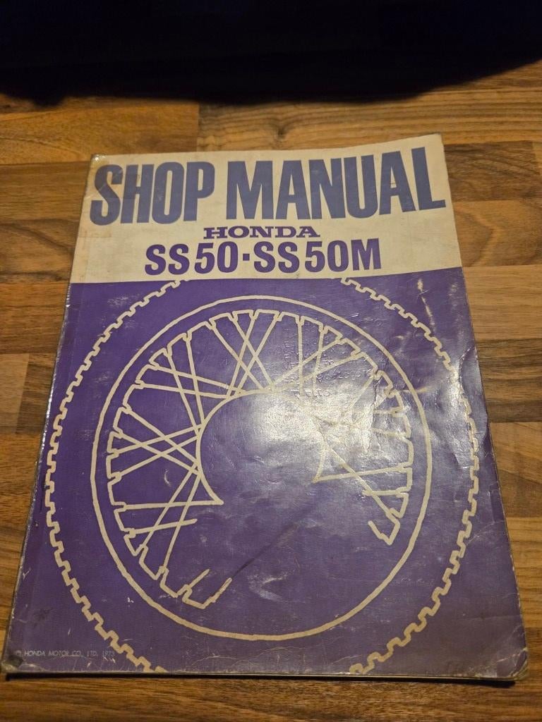 Honda ss50 ss50m werkplaats handboek shop manual, Ophalen, Gebruikt, Overige typen, Overige merken