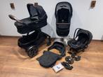 Nuna Demi Grow Black 3in1 (Duo) Kinderwagen incl Accessoires, Zo goed als nieuw, Nuna, Eikenlaan 76 Spijkenisse, Info@dekoningkinderwagens.nl