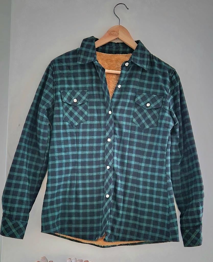 Geruit overhemd met voering l Fleece gevoerd, Kleding | Dames, Blouses en Tunieken, Ophalen of Verzenden, Zo goed als nieuw, Maat 34 (XS) of kleiner