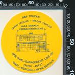 Sticker: Van Thiel Garagebedrijven - Daf Ginaf Mazda - Oss, Ophalen of Verzenden, Zo goed als nieuw, Auto of Motor